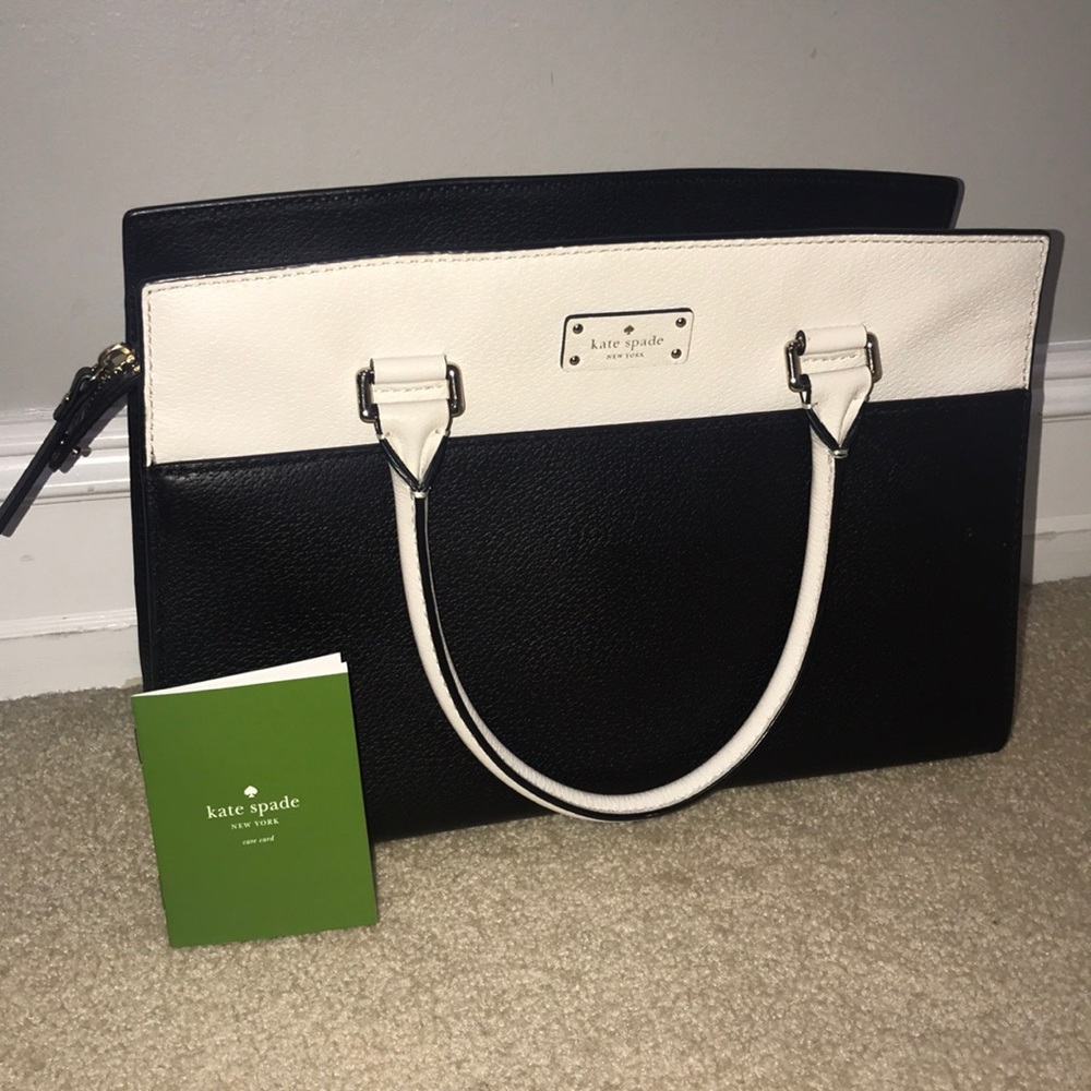 Kate Spade - Medium Black and White Purse